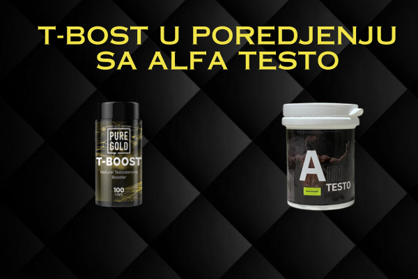 T-Bost u poredjenju sa alfa testo